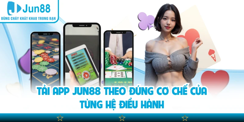 Tải app Jun88 theo đúng cơ chế của từng hệ điều hành